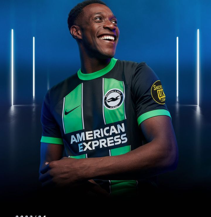 Brighton Away Shirt for the Premier League 2023/24.