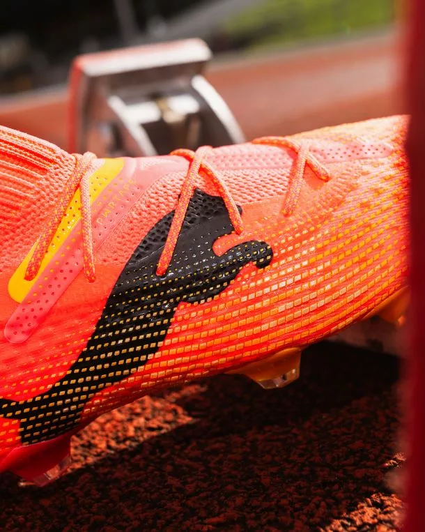 Close up of Puma Future Ultimate from the Forever.Faster Boot Pack. Available to purchase at Lovellsoccer.co.uk