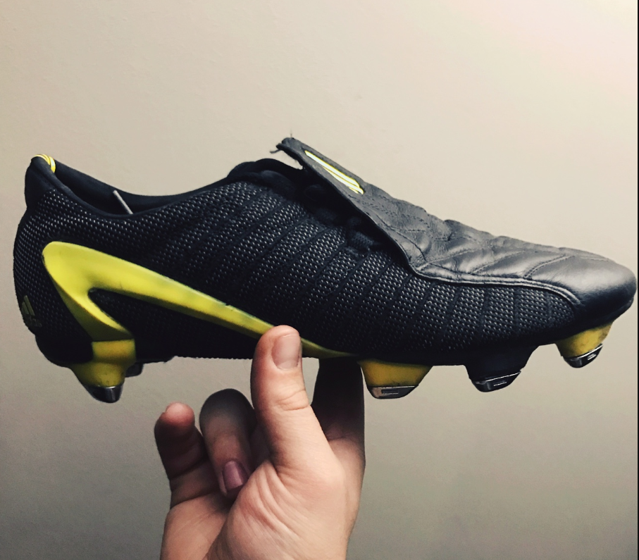 adidas F50 from 2004 in Black & Yellow