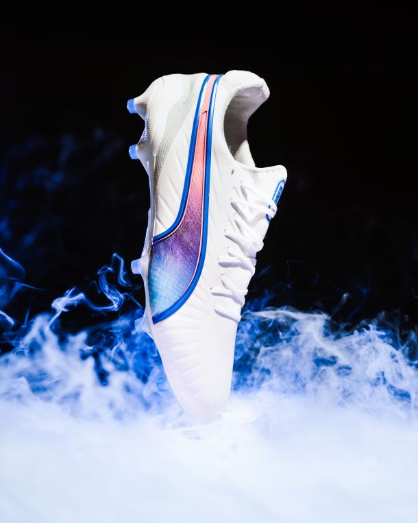 Puma King Ultimate Football Boots from the Puma Whiteout Pack. Available to purchase at Lovell Soccer