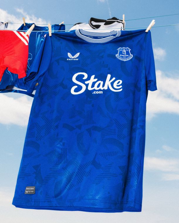 Everton Home Kit for the 2024/25 Premier League Season in Blue & White