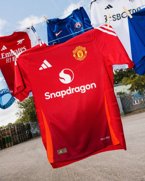 Manchester United Home Shirt for the 2024/25 Football Season