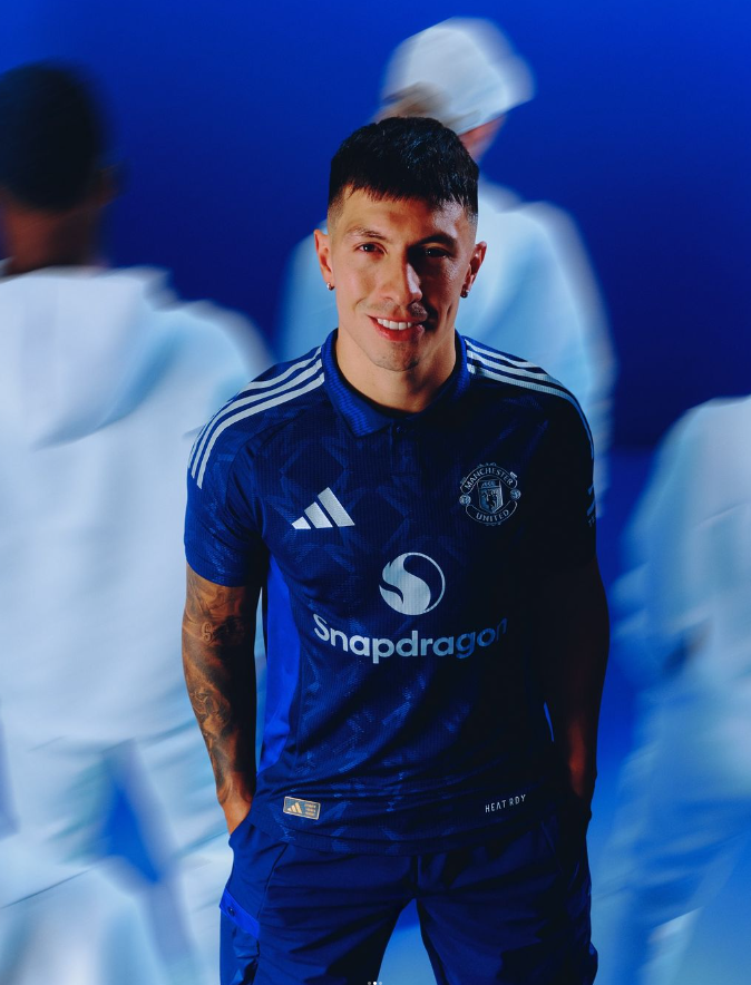 adidas away Manchester United Kit for the 2024/25 Premier League season.