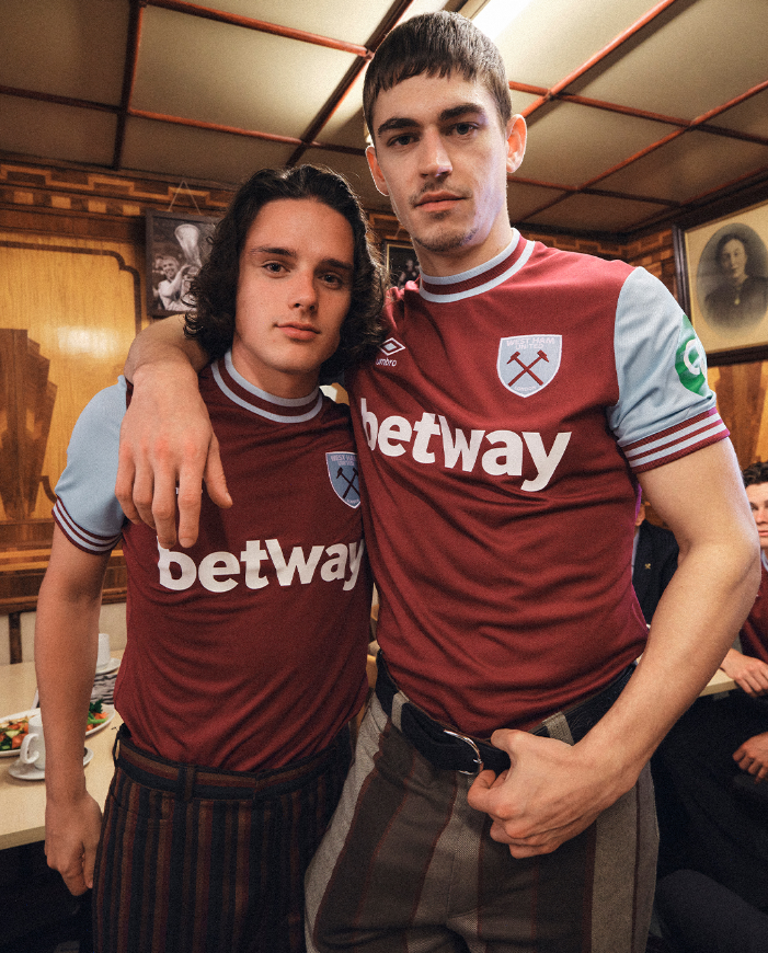 West Ham Home Kit for the 2024/25 premier league season.