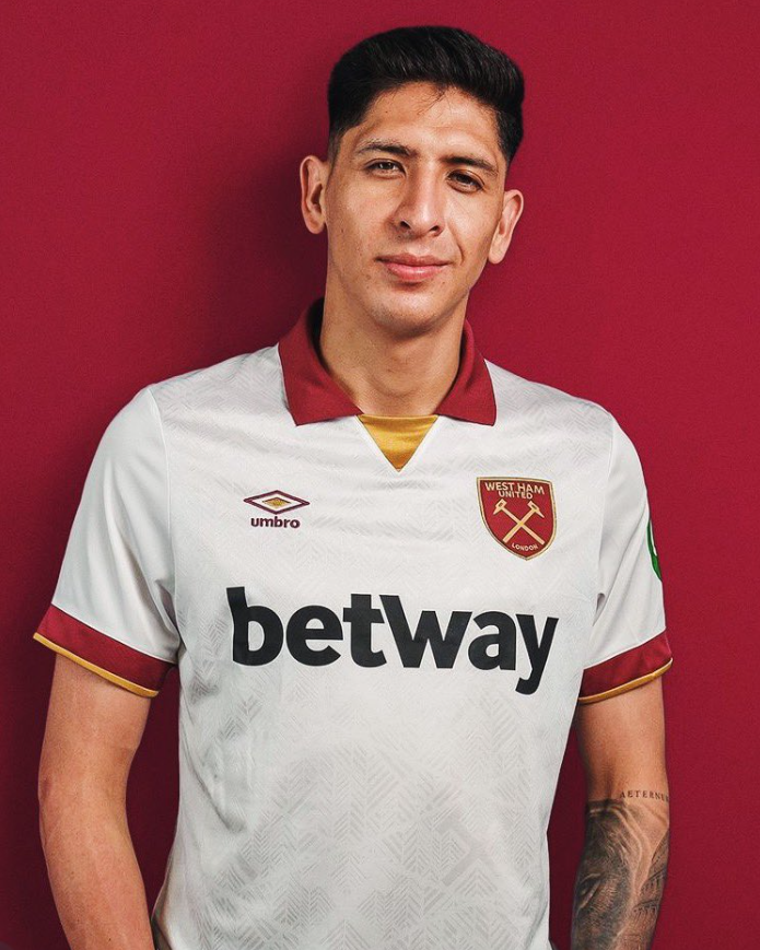 West Ham Third Kit for the 2024/25 premier league season.