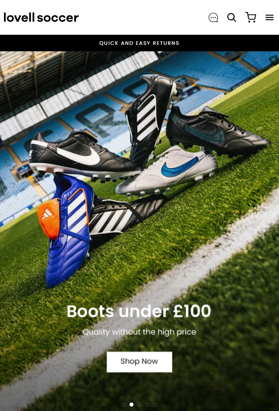 Football Boots Under £100 at Lovellsoccer.co.uk