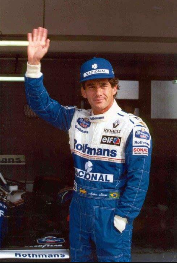 Ayrton Senna at the F1